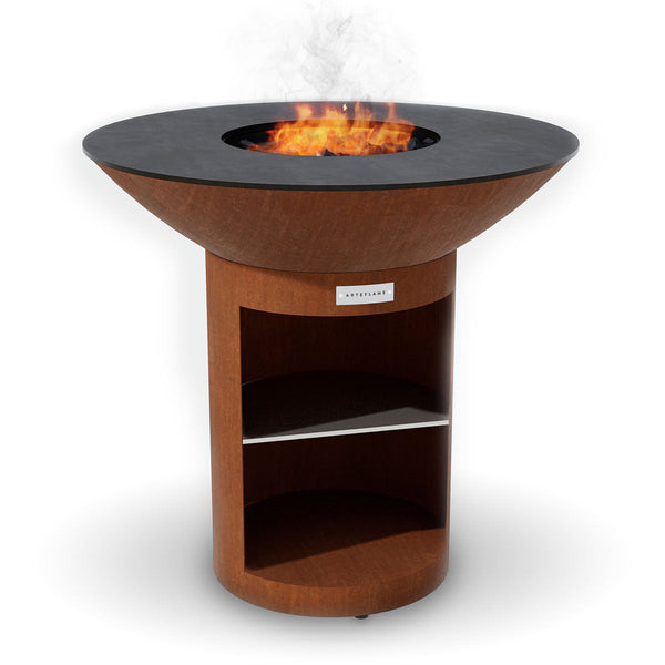 40″ Storage Base Flat-Top Grill & Fire Bowl