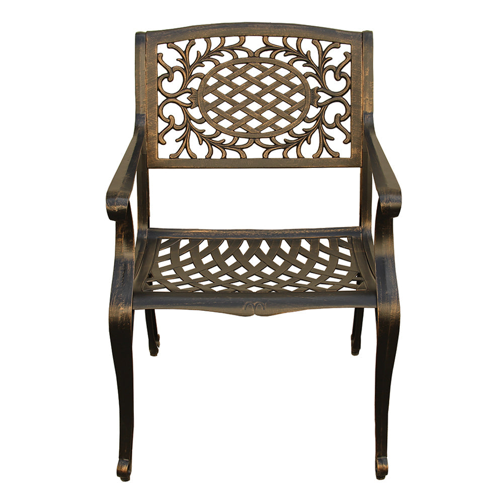 9pc Large Oval Patio Dining Set and Eight Chairs