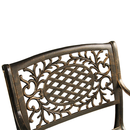 9pc Large Oval Patio Dining Set and Eight Chairs